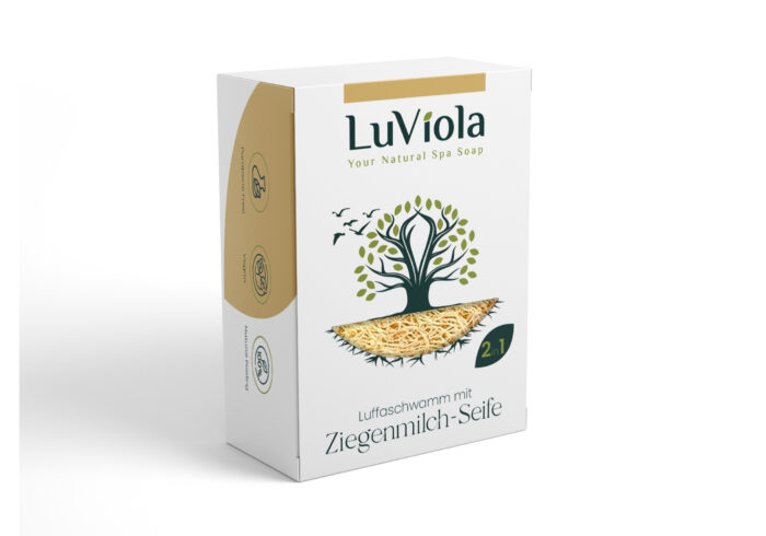 Ziegenmilch Luffaschwammseife